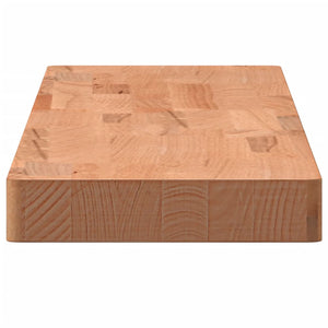 Mensola a Parete 100x20x4 cm in Legno Massello di Faggio 356032