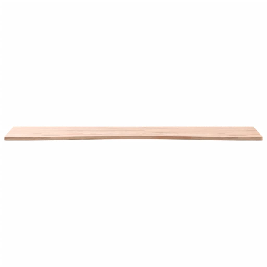 Piano per Scrivania 110x(55-60)x1,5 cm Legno Massello di Faggio 356037