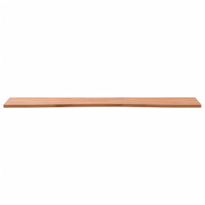 Piano per Scrivania 100x(45-50)x1,5 cm Legno Massello di Faggio 356049