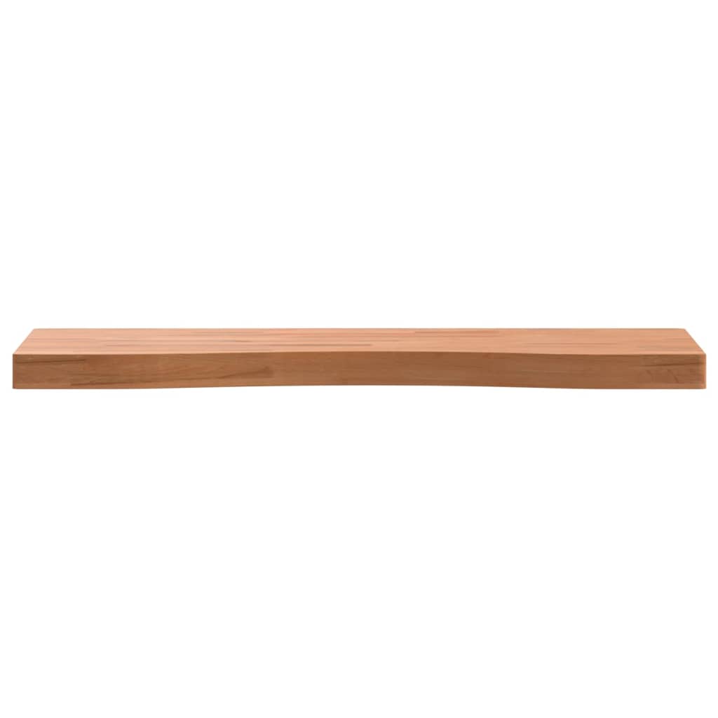 Piano per Scrivania 80x(36-40)x4 cm Legno Massello di Faggio 356058