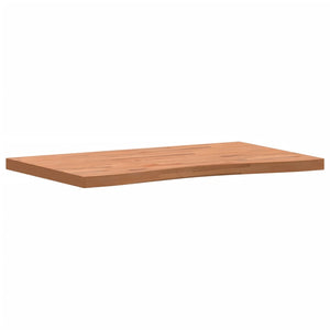 Piano per Scrivania 100x(55-60)x4 cm Legno Massello di Faggio 356061