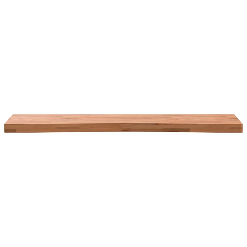 Piano per Scrivania 110x(55-60)x4 cm Legno Massello di Faggio 356062