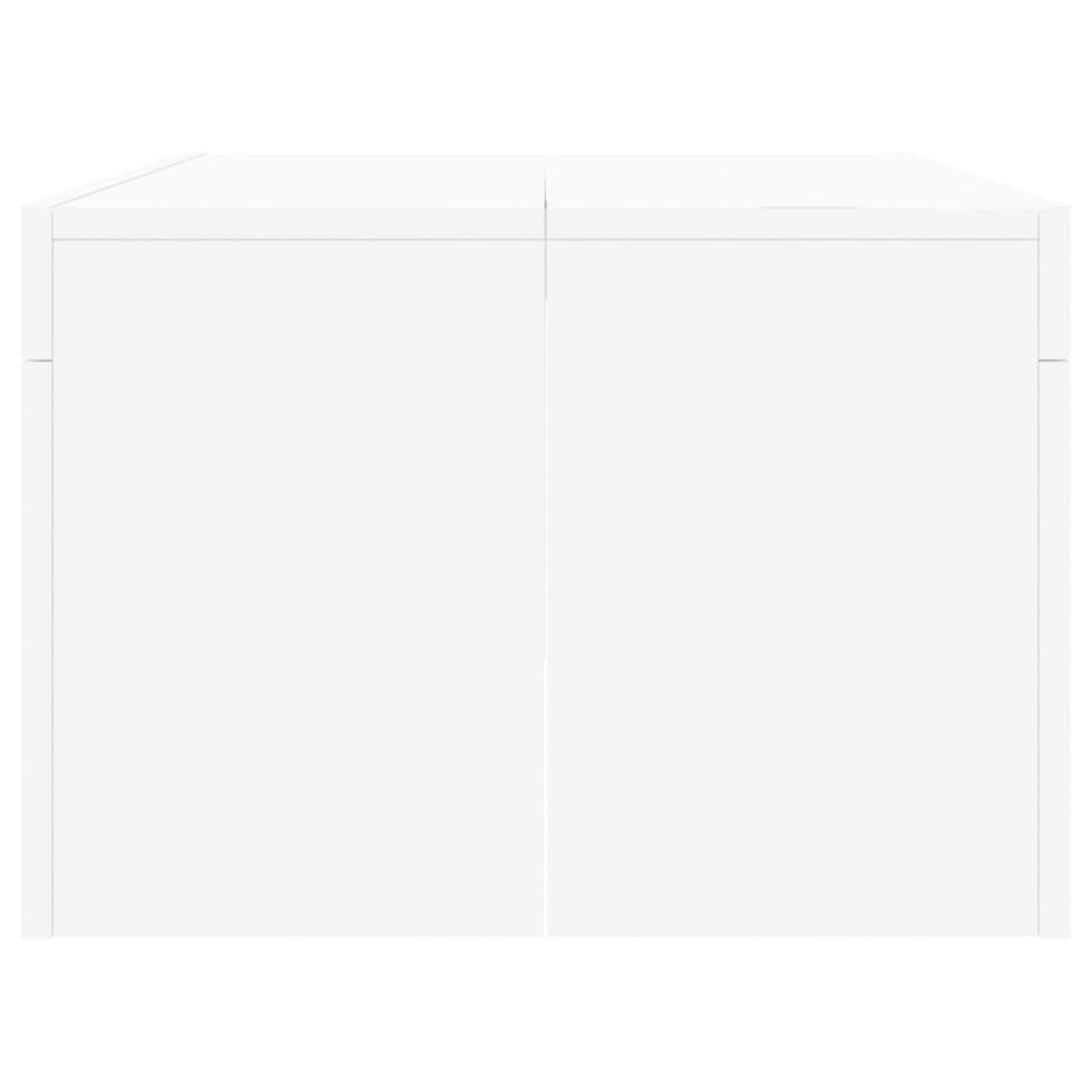 Tavolino da Salotto Bianco 102x50x36 cm in Legno Multistrato 823366