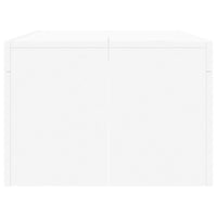 Tavolino da Salotto Bianco 102x50x36 cm in Legno Multistrato 823366