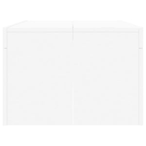 Tavolino da Salotto Bianco 102x50x36 cm in Legno Multistrato 823366