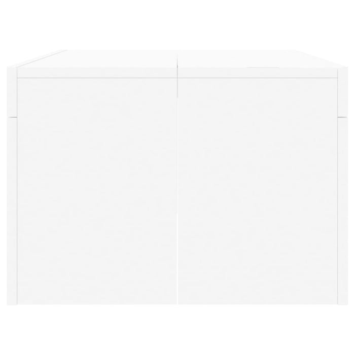 Tavolino da Salotto Bianco 102x50x36 cm in Legno Multistrato 823366