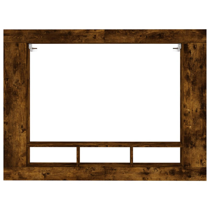 Mobile Porta TV Rovere Fumo 152x22x113 cm in Legno Multistrato 833727