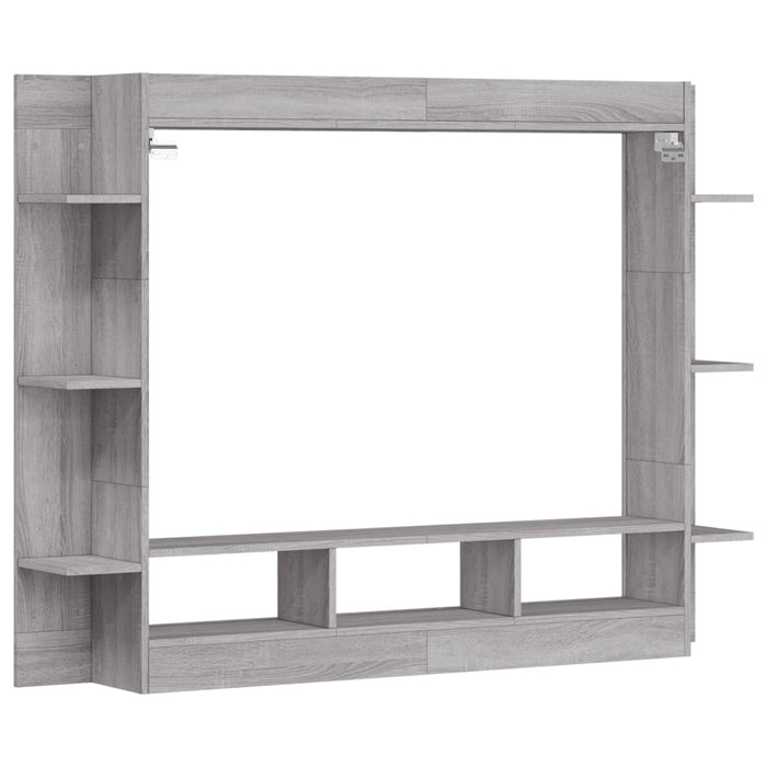 Mobile Porta TV Grigio Sonoma 152x22x113cm in Legno Multistrato 833728