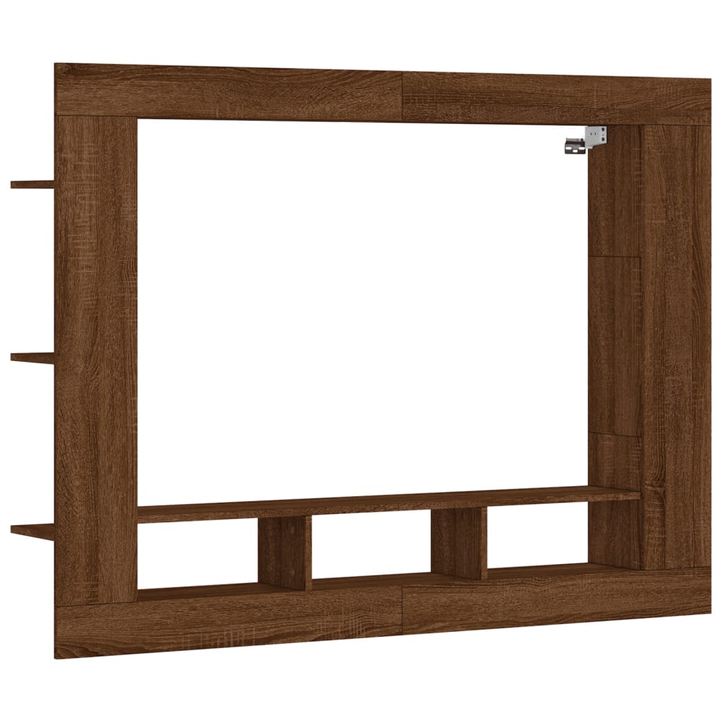 Mobile Porta TV Rovere Marrone 152x22x113 cm Legno Multistrato 833729