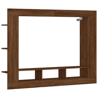 Mobile Porta TV Rovere Marrone 152x22x113 cm Legno Multistrato 833729