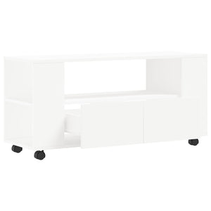 Mobile Porta TV Bianco 102x34,5x43 cm in Legno Multistrato 833742