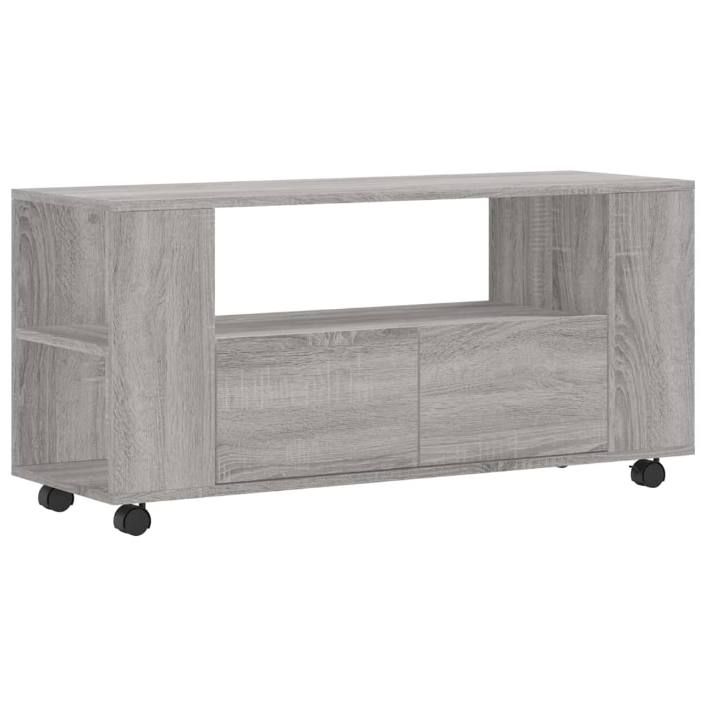 Mobile Porta TV Grigio Sonoma 102x34,5x43 cm Legno Multistrato 833748