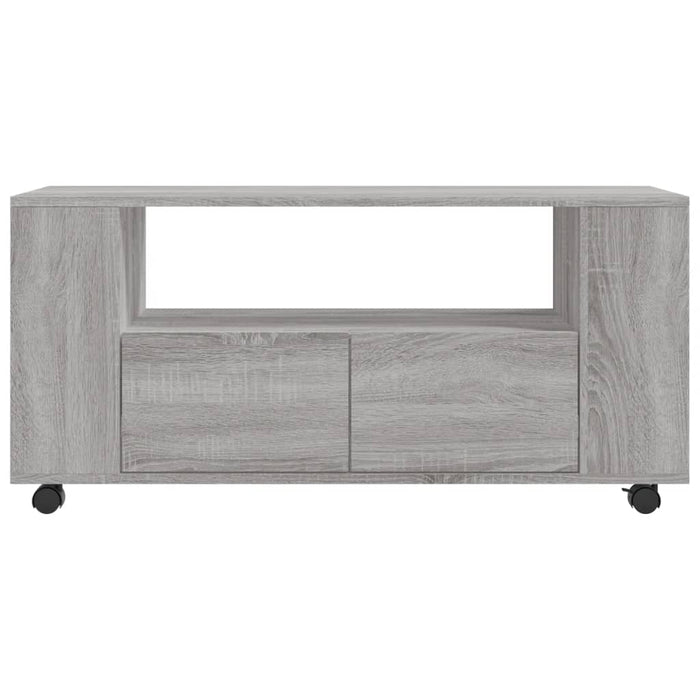 Mobile Porta TV Grigio Sonoma 102x34,5x43 cm Legno Multistrato 833748