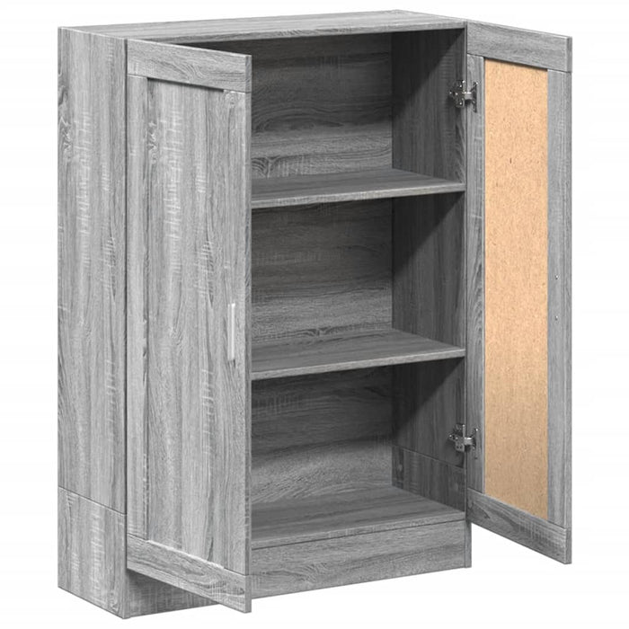 Libreria Grigio Sonoma 82,5x30,5x115 cm in Legno Multistrato 833787