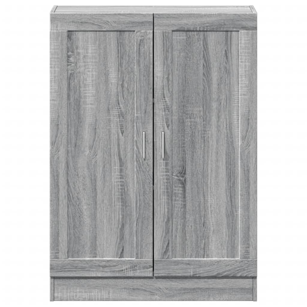 Libreria Grigio Sonoma 82,5x30,5x115 cm in Legno Multistrato 833787