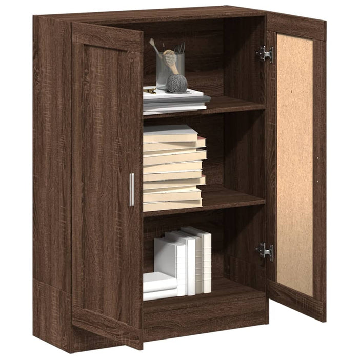 Libreria Rovere Marrone 82,5x30,5x115 cm in Legno Multistrato 833788