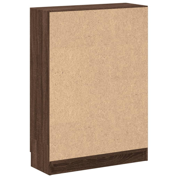 Libreria Rovere Marrone 82,5x30,5x115 cm in Legno Multistrato 833788