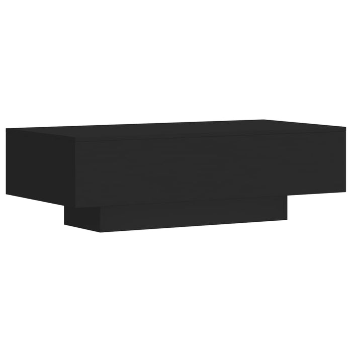 Tavolino da Salotto Nero 100x49,5x31 cm in Legno Multistrato 833890