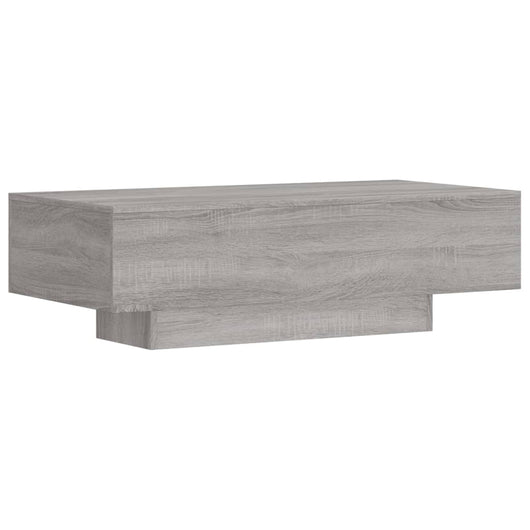 Tavolino Salotto Grigio Sonoma 100x49,5x31 cm Legno Multistratocod mxl 130035