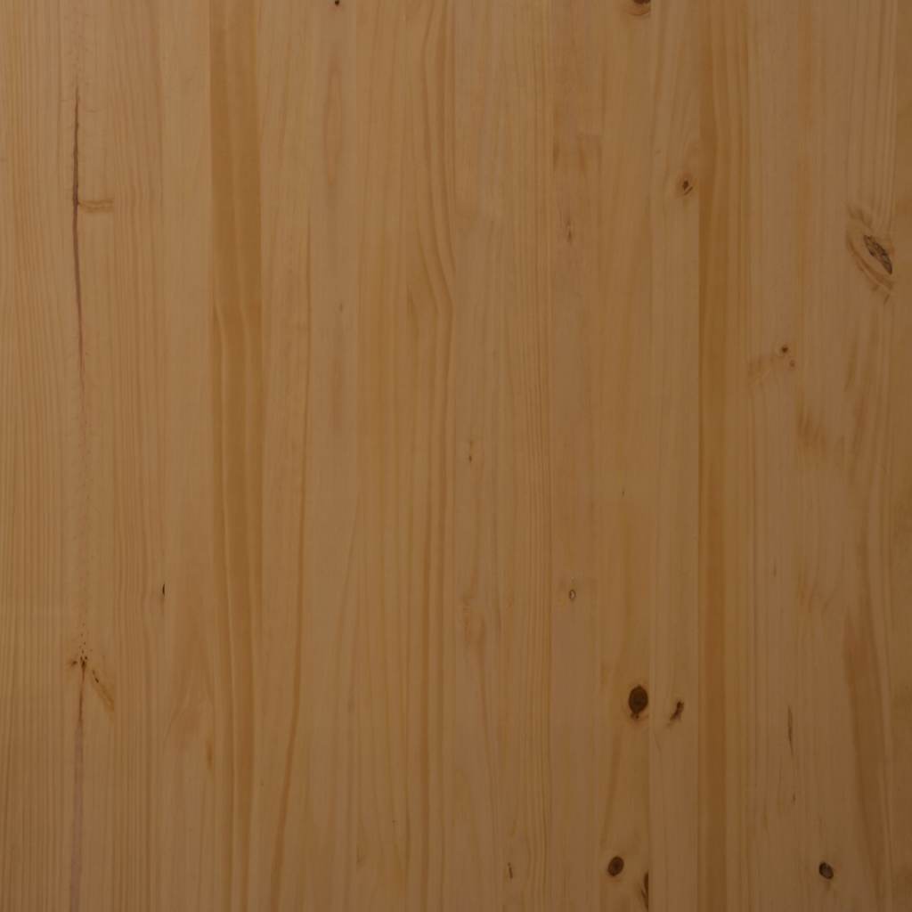 Armadietto Rotante con Cassetti MOSS Miele Legno Massello Pino 355894