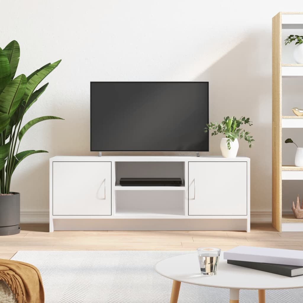 Mobile Porta TV Bianco 102x30x37,5 cm in Legno Multistratocod mxl 72132