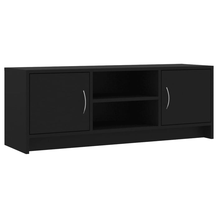 Mobile Porta TV Nero 102x30x37,5 cm in Legno Multistrato 823254