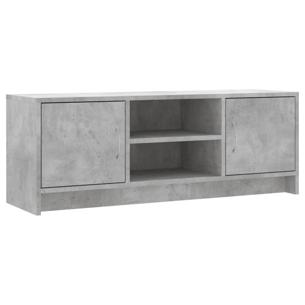 Mobile Porta TV Grigio Cemento 102x30x37,5 cm Legno Multistrato 823257