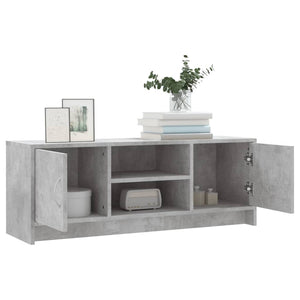 Mobile Porta TV Grigio Cemento 102x30x37,5 cm Legno Multistrato 823257