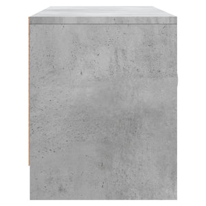 Mobile Porta TV Grigio Cemento 102x30x37,5 cm Legno Multistrato 823257