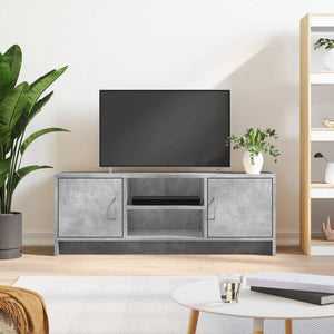 Mobile Porta TV Grigio Cemento 102x30x37,5 cm Legno Multistrato 823257