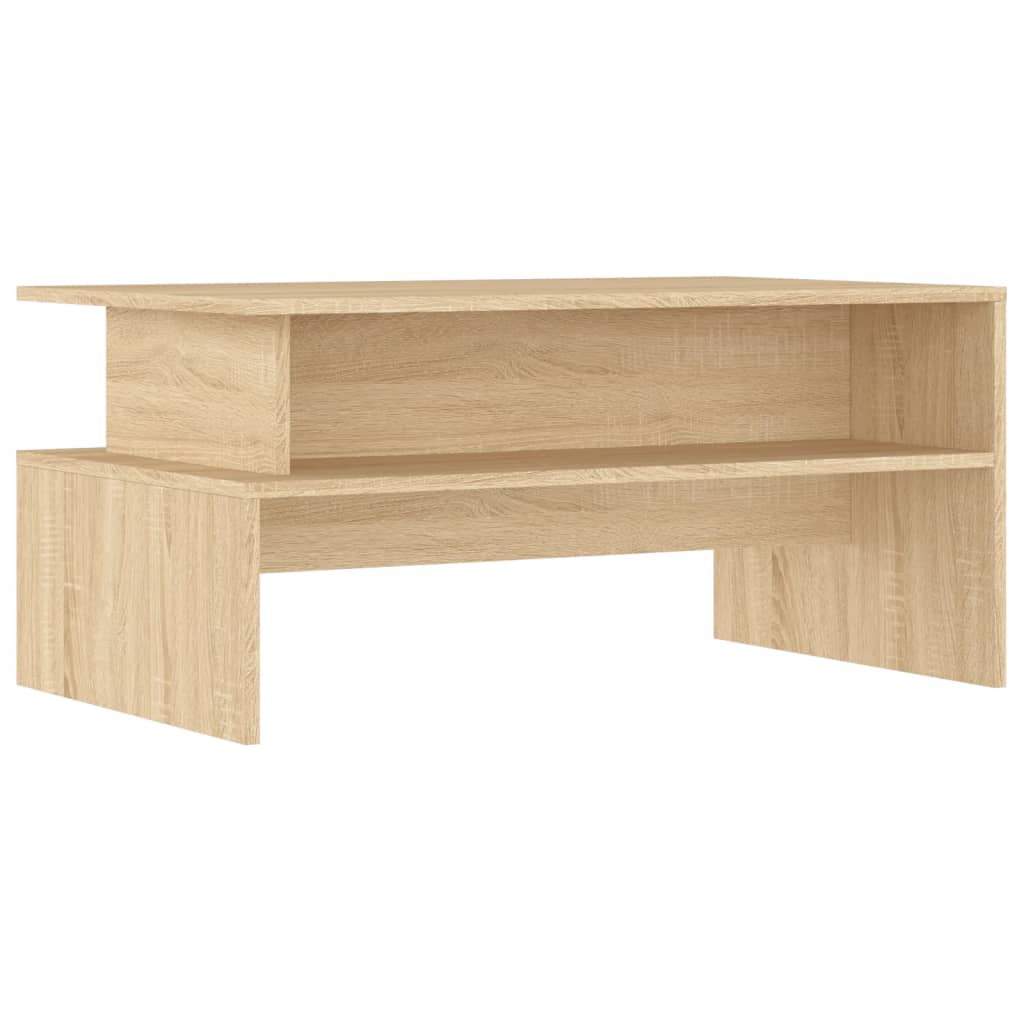 Tavolino Salotto Rovere Sonoma 90x55x42,5 cm Legno Multistrato 834280