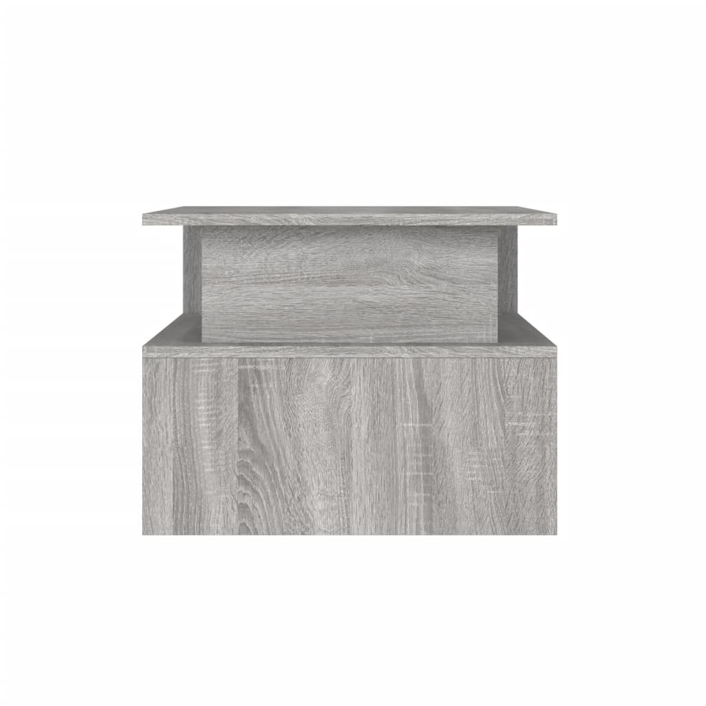 Tavolino Salotto Grigio Sonoma 90x55x42,5 cm Legno Multistrato 834284