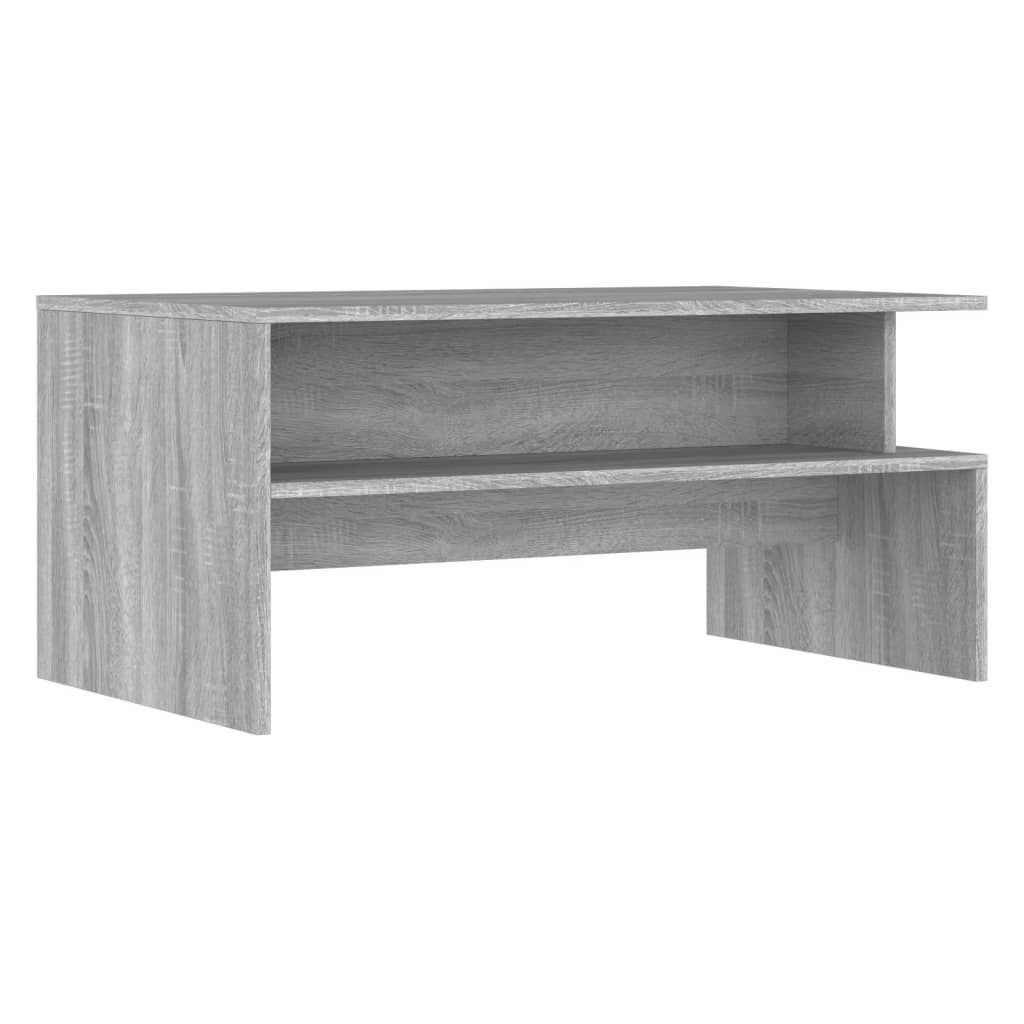 Tavolino Salotto Grigio Sonoma 90x55x42,5 cm Legno Multistrato 834284