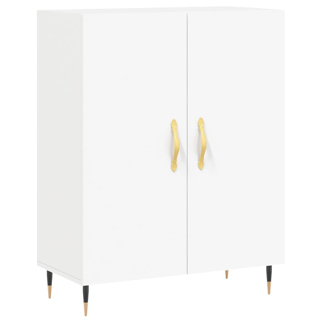 Credenza Bianca 69,5x34x180 cm in Legno Multistrato 3189229