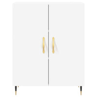 Credenza Bianca 69,5x34x180 cm in Legno Multistrato 3189229