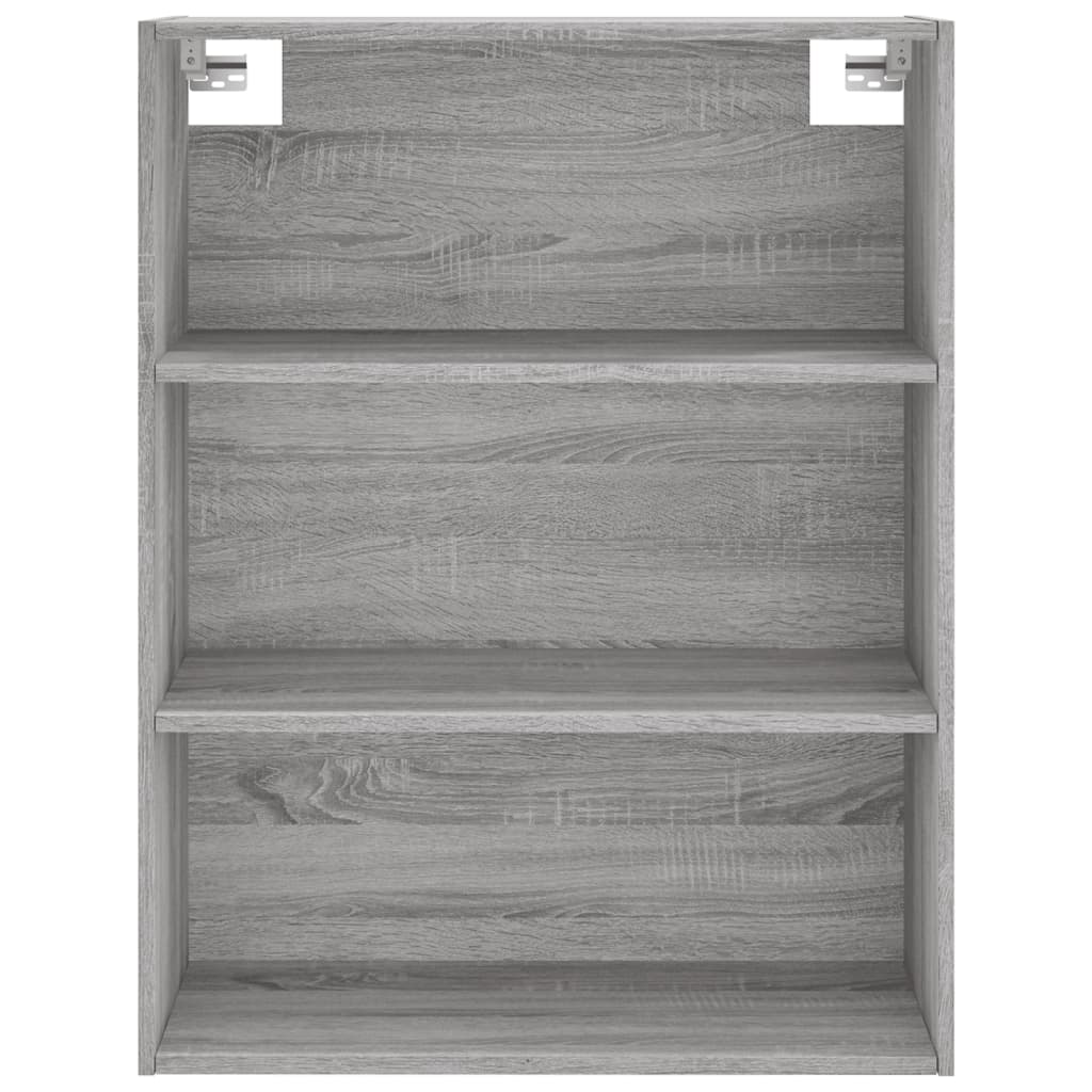 Credenza Grigio Sonoma 69,5x34x180 cm in Legno Multistrato 3189251