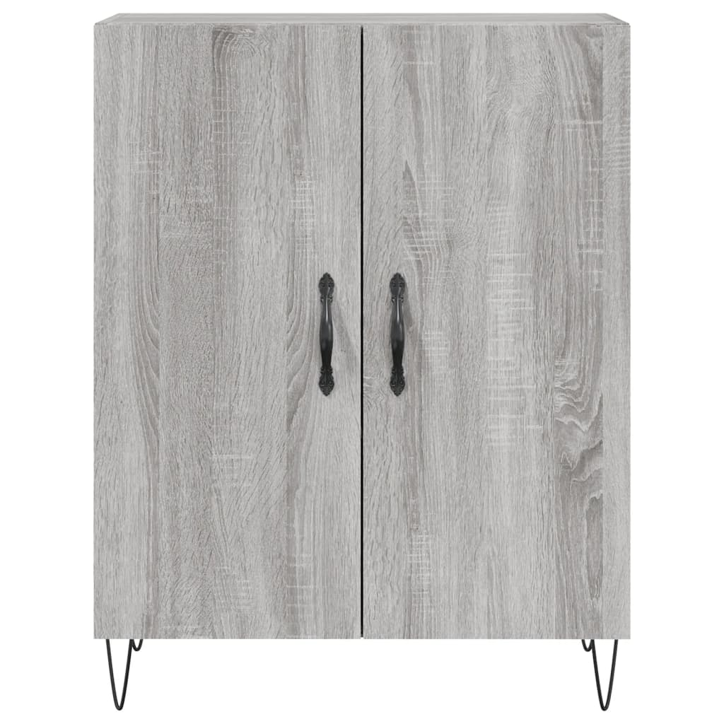 Credenza Grigio Sonoma 69,5x34x180 cm in Legno Multistrato 3189251