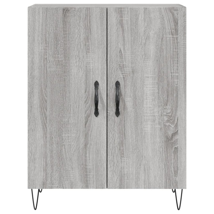 Credenza Grigio Sonoma 69,5x34x180 cm in Legno Multistrato 3189251