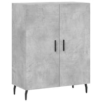 Credenza Grigio Cemento 69,5x34x180 cm in Legno Multistrato 3189273