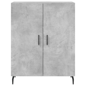 Credenza Grigio Cemento 69,5x34x180 cm in Legno Multistrato 3189273