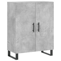 Credenza Grigio Cemento 69,5x34x180 cm in Legno Multistrato 3189281