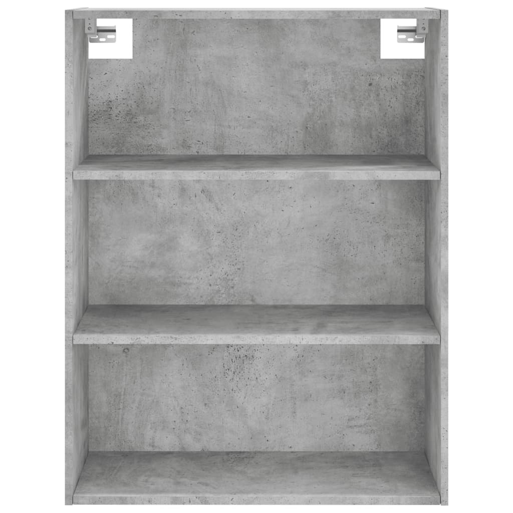 Credenza Grigio Cemento 69,5x34x180 cm in Legno Multistrato 3189297