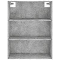 Credenza Grigio Cemento 69,5x34x180 cm in Legno Multistrato 3189297