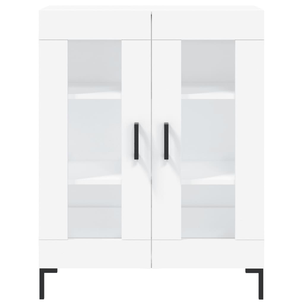 Credenza Bianca 69,5x34x180 cm in Legno Multistrato 3189317