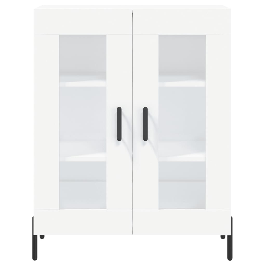 Credenza Bianca 69,5x34x180 cm in Legno Multistrato 3189325