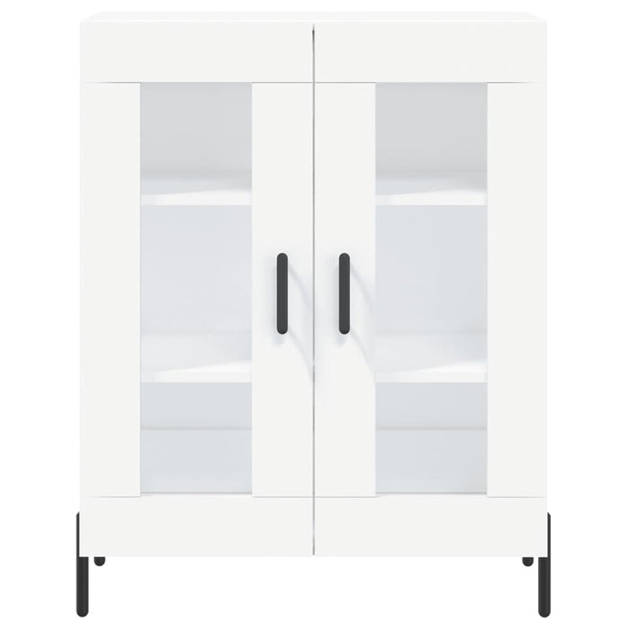 Credenza Bianca 69,5x34x180 cm in Legno Multistrato 3189325