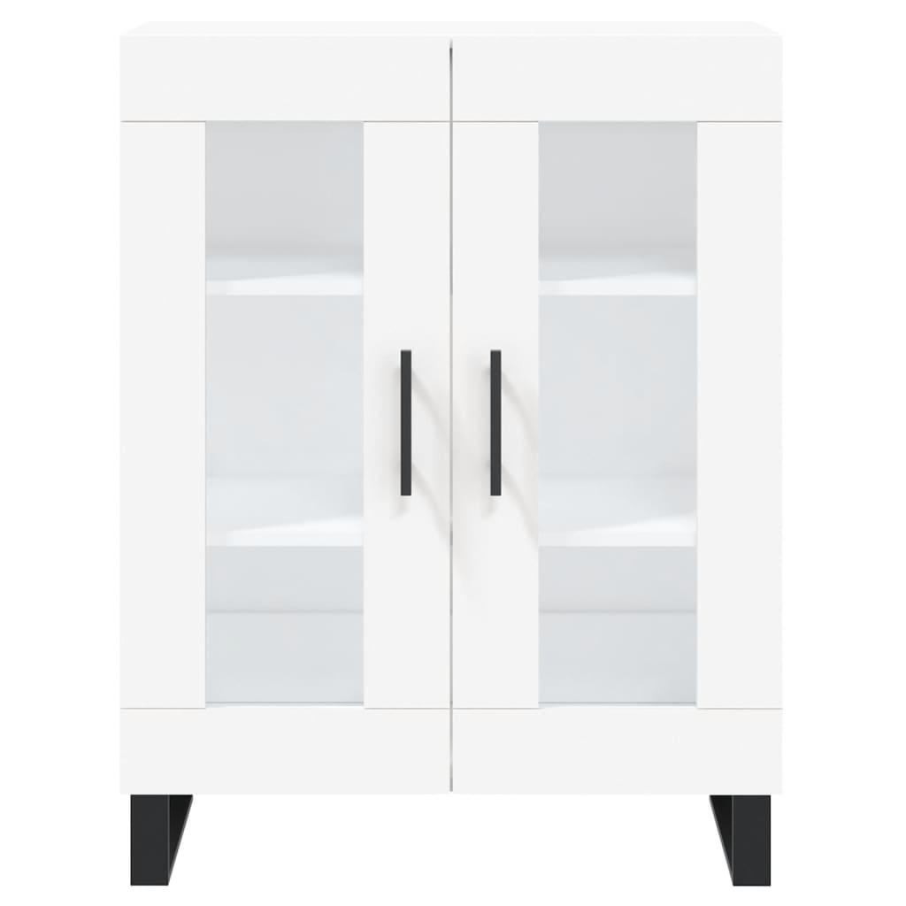 Credenza Bianca 69,5x34x180 cm in Legno Multistrato 3189341