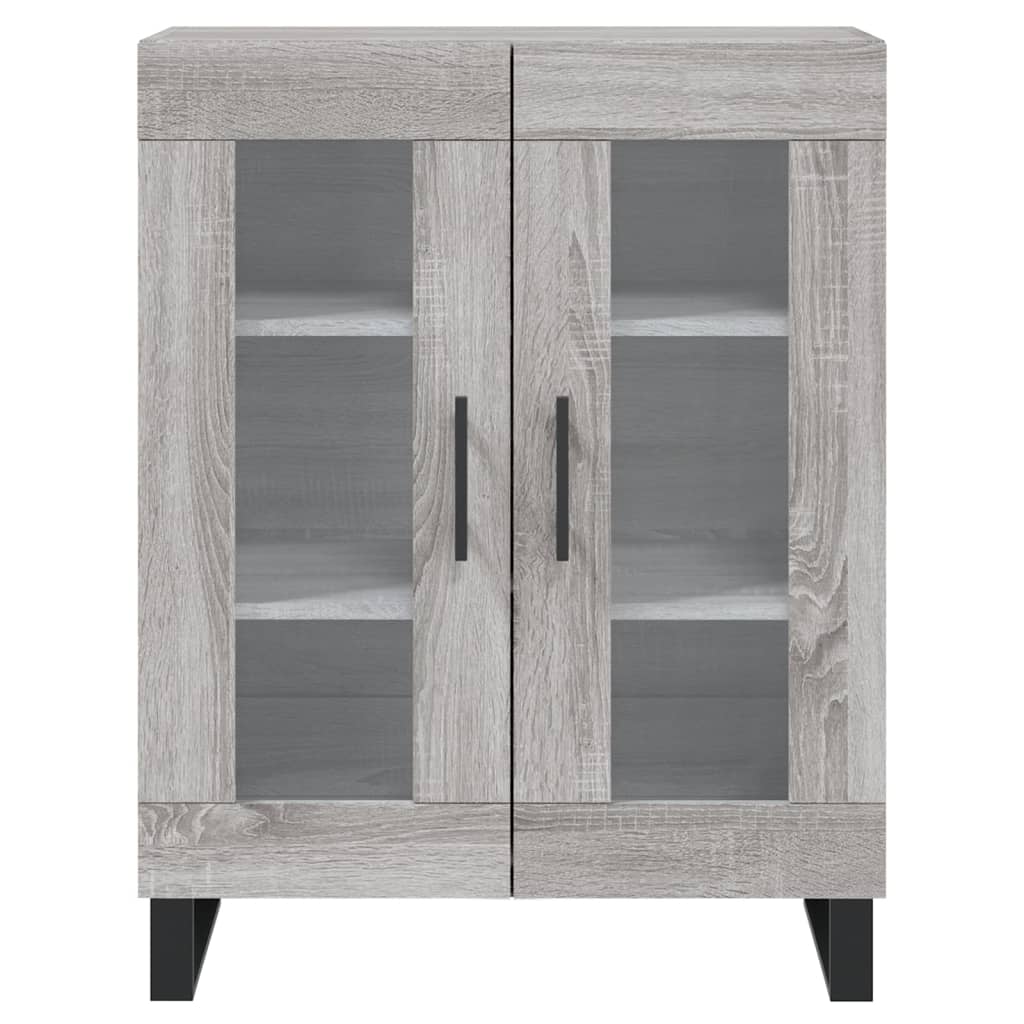 Credenza Grigio Sonoma 69,5x34x180 cm in Legno Multistrato 3189347