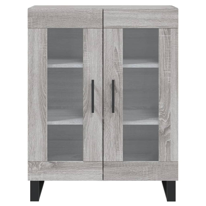 Credenza Grigio Sonoma 69,5x34x180 cm in Legno Multistrato 3189347