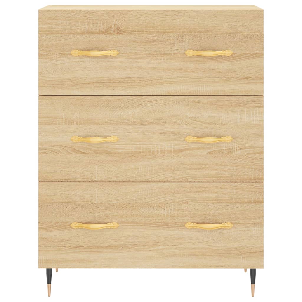 Credenza Rovere Sonoma 69,5x34x180 cm in Legno Multistrato 3189360